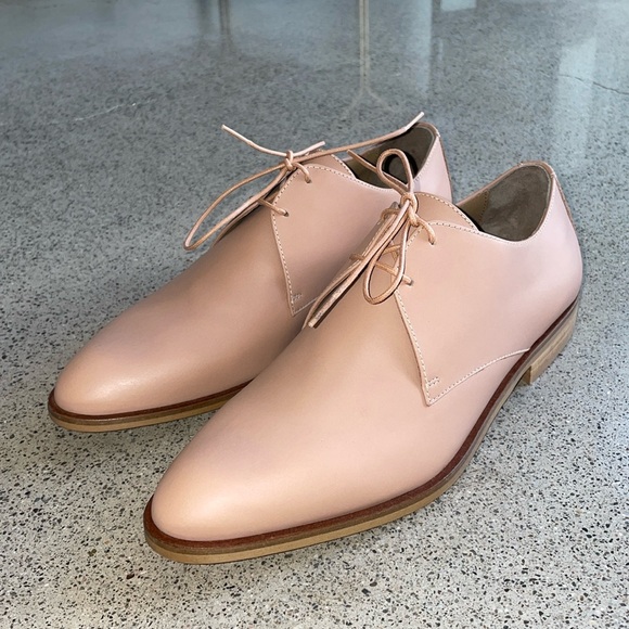 Everlane Leather Oxfords Size 7.5 New With Box And Dust Bag - Picture 5 of 13